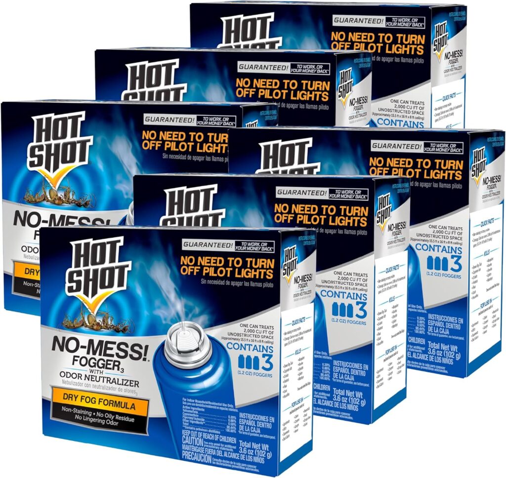 Hot Shot No-Mess! Fogger With Odor Neutralizer