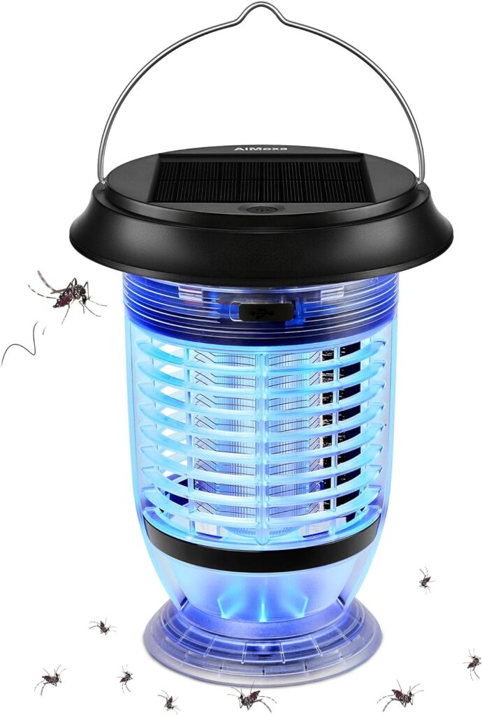 AiMoxa Self-Cleaning Solar Bug Zapper