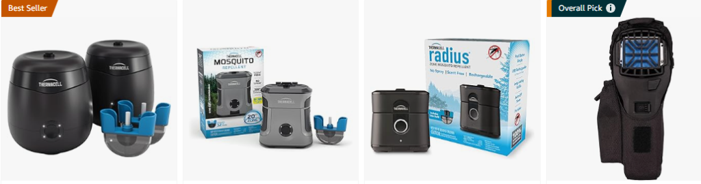 Thermacell mosquito repellents