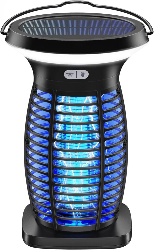 Zechuan Solar Bug Zapper for Outdoor Indoor