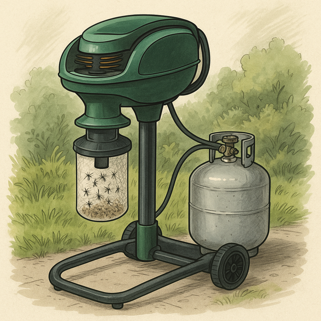 Mosquito Magnet Traps.