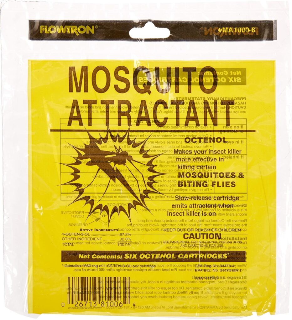 Flowtron MA-1000 Octenol Mosquito Attractant Cartridges (6-Pack)