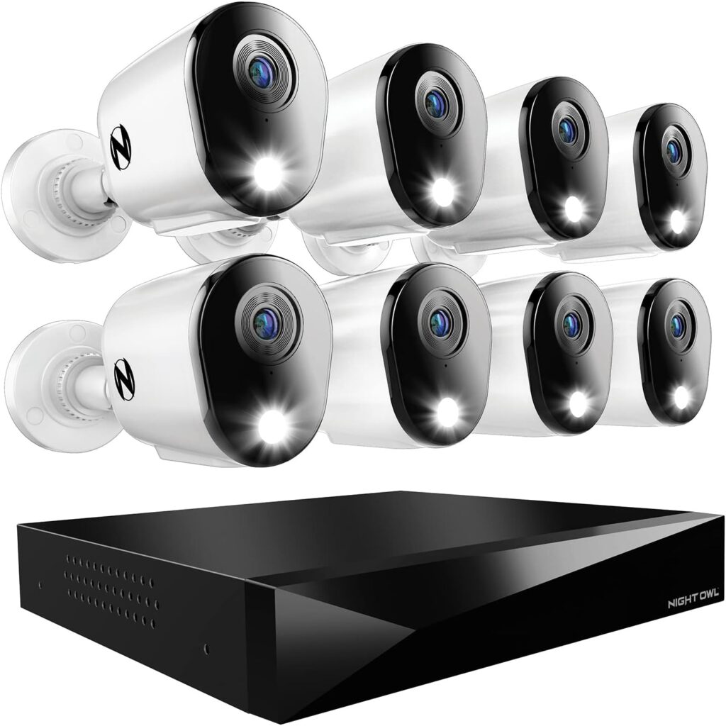 Night Owl 2-Way Audio 12 Channel DVR Video Home Security Camera System