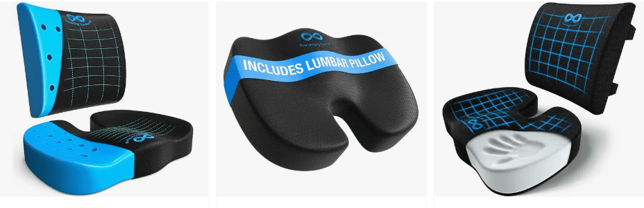 Everlasting Comfort Seat Cushion & Lumbar Support